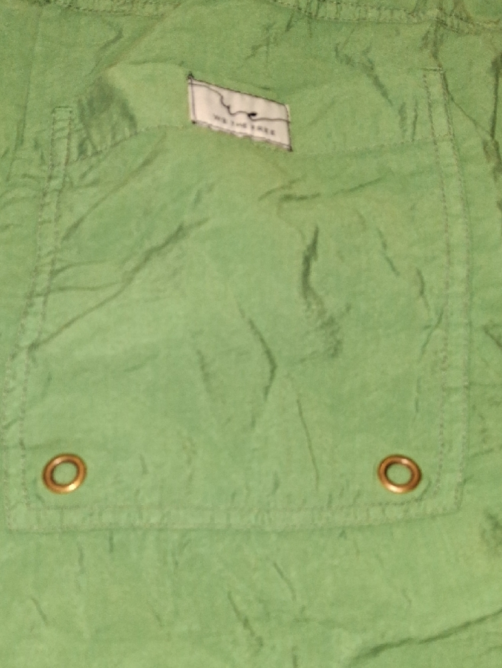 Free People Aspen Green Elastic Waist Shorts - Picture 7 of 13